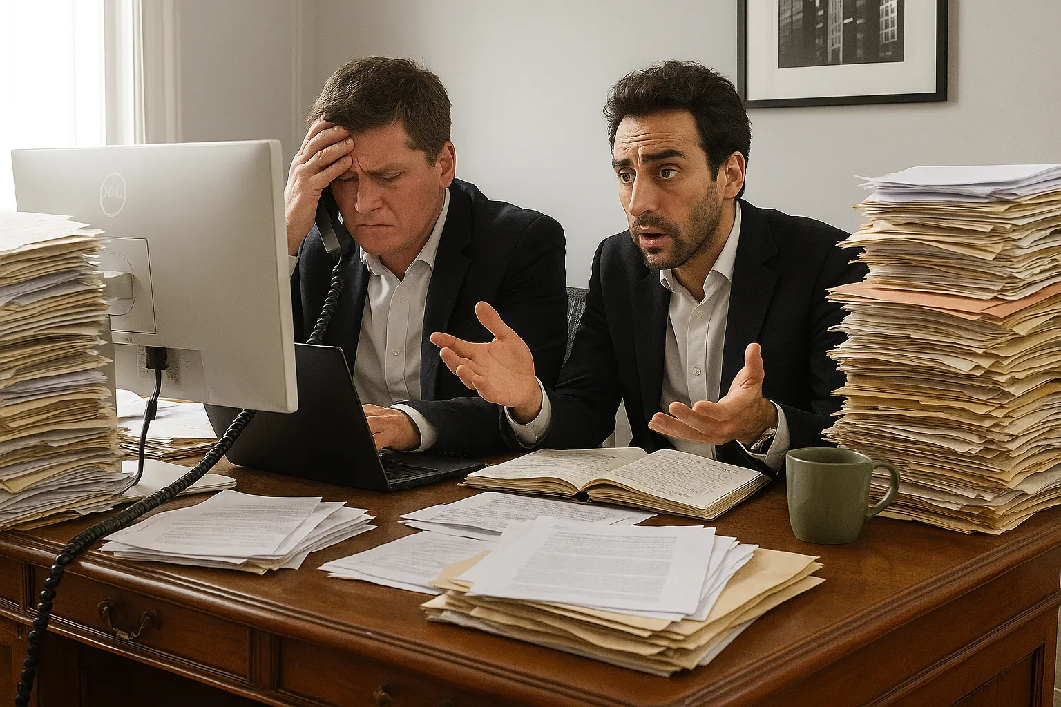 Avocate débordée par le travail administratif